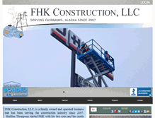 Tablet Screenshot of fhkconstruction.com